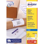 AVERY Boîte de 1400 étiquettes Jet d'encre format 99,1x38,1mm