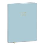 QUO VADIS Livre d'or Pastel 27x21cm 128 pages. Couverture effet soft Touch. Coloris bleu
