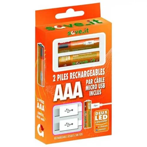 439442_d1-1.jpg MAXELL Pack de 2 piles AAA rechargeables en micro USB (câble double tête fourni) 450 mAh Ni-MH 528119 – Image 1