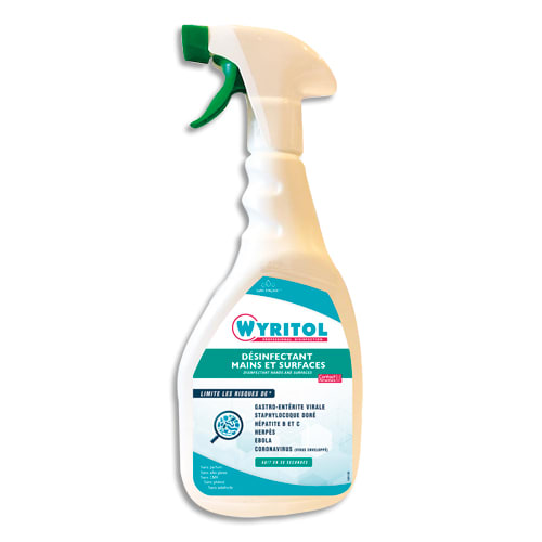440614_d1-1.jpg WYRITOL Flacon spray 750 ml dégraissant, désinfectant, pour surface et mains – Image 1