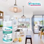 WYRITOL Boîte de 120 Lingettes nettoyantes, désinfectantes objets et surfaces parfum Pin – Image 3