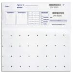 RESKAL Lot de 100 sachets de sécurité pour billets 14202-1