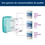 TORK Distributeur Maxi Reflex M4 Bleu turquoise, à dévidage central - Dimensions : L25 x H30 x P25 cm – Image 3