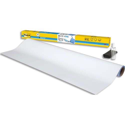 442049_d1.jpg POST-IT Tableau Blanc en rouleau Flex Write 121,9 x 243,8 cm – Image 1