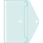 EXACOMPTA Sachet de 5 pochettes-enveloppes scratch perforées en polypropylène 2/10e. Coloris assortis – Image 2