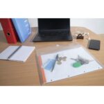 EXACOMPTA Sachet de 5 pochettes-enveloppes scratch A4 en polypropylène 2/10e. Coloris incolore – Image 3