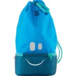 MAPED Sac à Déjeuner Concept enfants Bleu, polyester, partie basse isotherme, yeux bouche réfléchissants – Image 2