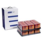 AVERY Boîte de rangement 100 badges standard