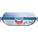 MAPED Assiette à déjeuner en verre - CONCEPT Adulte, coloris Bleu Orage, contenance 70 cl – Image 2