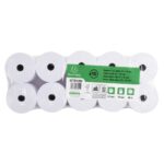 EXACOMPTA Bobine caisse et calc 57 x 70 x 12 mm, 45 mètres, papier 1 pli offset extra-Blanc 60g FSC – Image 2