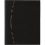 BREPOLS Agenda Janvier à Décembre FERRARA omega 27, 1 semaine sur 2 pages, 21x27cm, noir, spiralé