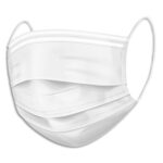 Boîte de 50 masques de protection jetables 3 plis type IIR. Fabriqué en France. Coloris blanc
