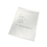 LEITZ Boîte de 25 chemises Leitz Recycle, plastique 90% recyclé/100% recyclable, A4, transparent 40013103 – Image 4