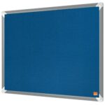 NOBO Tableau d'affichage en feutre Premium Plus - 600 x 450 mm - bleu - 1915187 – Image 2