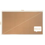 NOBO Tableau d'affichage Widescreen en liège Impression Pro - 710 x 400 mm - 1915414 – Image 2