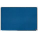 NOBO Tableau d'affichage en feutre Premium Plus - 900 x 600 mm - bleu - 1915188