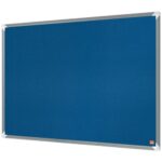 NOBO Tableau d'affichage en feutre Premium Plus - 900 x 600 mm - bleu - 1915188 – Image 2