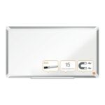 NOBO Tableau blanc en acier laqué Premium Plus magnétique 710 x 400 mm - Blanc - 1915370 – Image 2