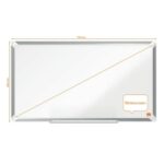 NOBO Tableau blanc en acier laqué Premium Plus magnétique 710 x 400 mm - Blanc - 1915370 – Image 3