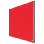 NOBO Tableau d'affichage Widescreen en feutre Impression Pro - 710 x 400 mm - rouge - 1915419 – Image 2