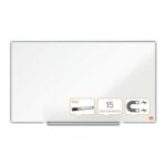 NOBO Tableau blanc en acier laqué Impression Pro magnétique 710 x 400 mm - Blanc - 1915253 – Image 3