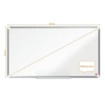 NOBO Tableau blanc en acier laqué Premium Plus magnétique 890 x 500 mm - Blanc - 1915371 – Image 3