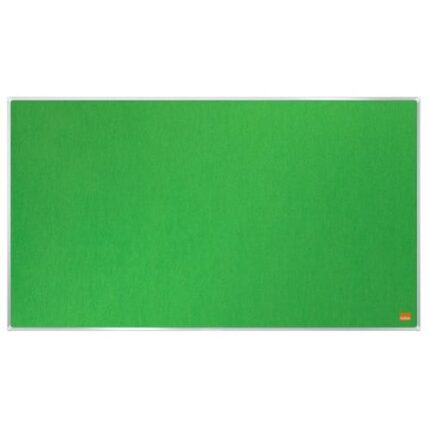 NOBO Tableau d'affichage Widescreen en feutre Impression Pro - 890 x 500 mm - vert - 1915425
