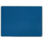 NOBO Tableau d'affichage en feutre Premium Plus - 1200 x 900 mm - bleu - 1915189