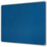 NOBO Tableau d'affichage en feutre Premium Plus - 1200 x 900 mm - bleu - 1915189 – Image 2