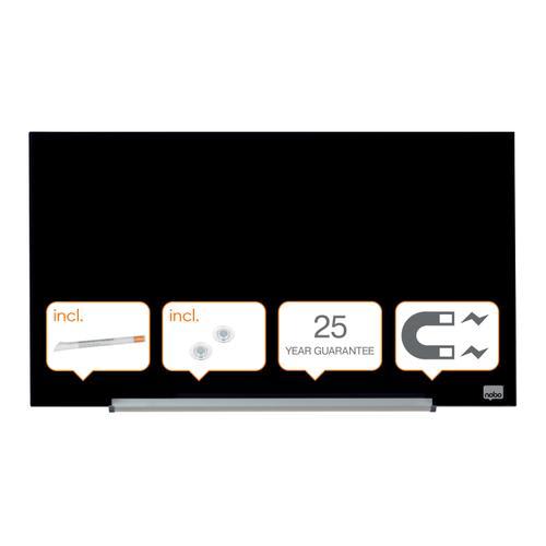 447373_d1.jpg NOBO Tableau en verre - format 677 x 381 mm - noir - NOBO 1905179 – Image 1