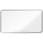 NOBO Tableau blanc émaillé Premium Plus magnétique 890 x 500 mm - Blanc - 1915366