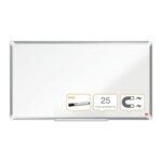 NOBO Tableau blanc émaillé Premium Plus magnétique 890 x 500 mm - Blanc - 1915366 – Image 2