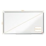 NOBO Tableau blanc émaillé Premium Plus magnétique 890 x 500 mm - Blanc - 1915366 – Image 3