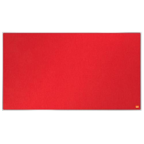 447409_d1.jpg NOBO Tableau d'affichage Widescreen en feutre Impression Pro - 1220 x 690 mm - rouge - 1915421 – Image 1