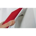 NOBO Tableau d'affichage Widescreen en feutre Impression Pro - 1220 x 690 mm - rouge - 1915421 – Image 3