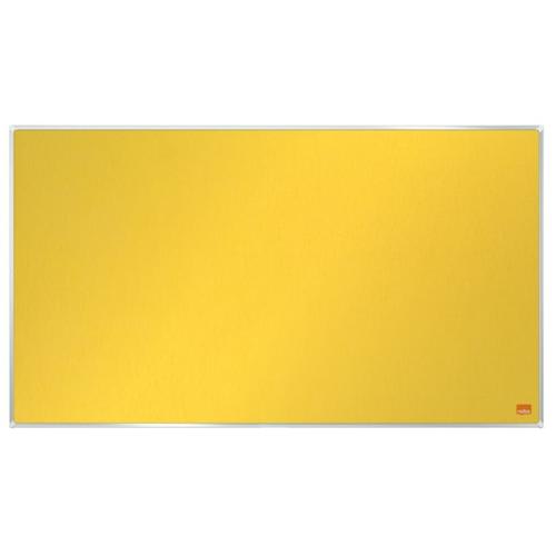 447412_d1.jpg NOBO Tableau d'affichage Widescreen en feutre Impression Pro - 1220 x 690 mm - jaune - 1915431 – Image 1