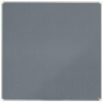 NOBO Tableau d'affichage en feutre Premium Plus - 1200 x 1200 mm - gris - 1915197
