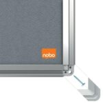 NOBO Tableau d'affichage en feutre Premium Plus - 1500 x 1200 mm - gris - 1915198 – Image 3