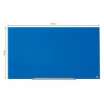NOBO Tableau en verre Impression Pro magnétique 1000 x 560 mm - Bleu - 1905188 – Image 4