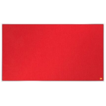 NOBO Tableau d'affichage Widescreen en feutre Impression Pro - 1550 x 870 mm - rouge - 1915422