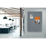 NOBO Tableau d'affichage en feutre Premium Plus - 1800 x 1200 mm - gris - 1915199 – Image 4