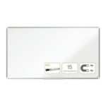 NOBO Tableau blanc en acier laqué Premium Plus magnétique 1550 x 870 mm - Blanc - 1915373 – Image 2