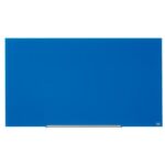 NOBO Tableau en verre Impression Pro magnétique 1260 x 710 mm - Bleu - 1905189