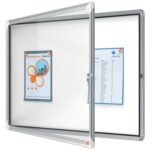 NOBO Vitrine d'affichage porte battante magnétique Premium Plus - 8 x A4 - 1902559 – Image 2