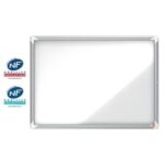 NOBO Vitrine d'affichage porte battante magnétique Premium Plus - 8 x A4 - 1902559 – Image 4