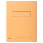 EXACOMPTA Paquet de 50 chemises pré-imprimés 2 rabats SUPER 250 en carte 210 grammes coloris assortis – Image 3