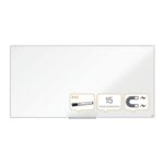 NOBO Tableau blanc en acier laqué Impression Pro magnétique 1800 x 900 mm - Blanc - 1915405 – Image 3