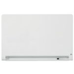 NOBO Tableau blanc en verre Impression Pro magnétique 1260 x 710 mm - Blanc -1905192