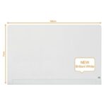 NOBO Tableau blanc en verre Impression Pro magnétique 1260 x 710 mm - Blanc -1905192 – Image 4
