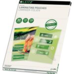 LEITZ Paquet de 100 Pochettes Leitz iLAM pour plastification à chaud, A3, 2 x 80 microns 33819